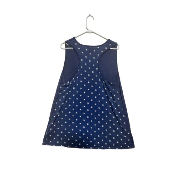 Chic Soul "Red, White, And Beautiful" Tank Navy - Size 2X - Picture 2 of 10